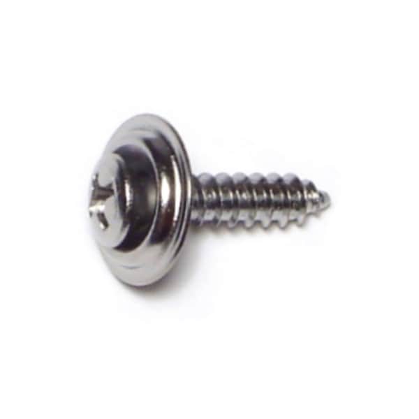 Midwest Fastener Sheet Metal Screw, #8 x 3/4 in, Chrometint Steel Oval Head Phillips Drive, 20 PK 64062 - main